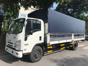 ISUZU NQR550 THÙNG BẠT XE TẢI 5.7 TẤN DÀI 6M3